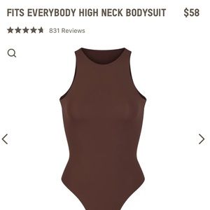 SKIMS Brown Bodysuit